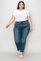 Judy Blue High-Waist Tummy Control Slim Jeans - Whispering Desires Shoppe