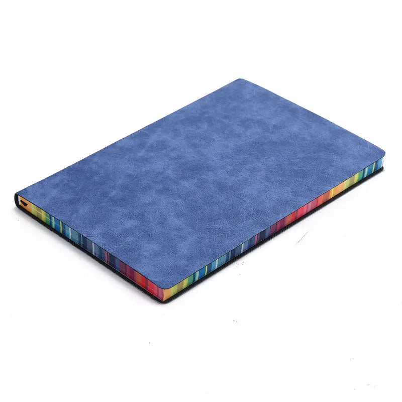 Colorful Rainbow Side A5 Leather Cover Notebook - Whispering Desires Shoppe