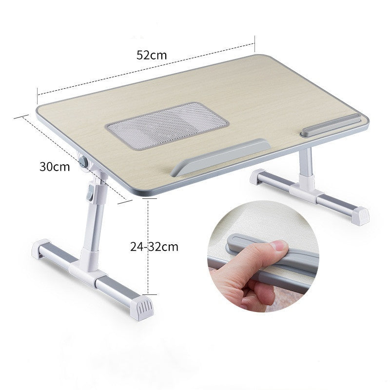 Adjustable Laptop Desk Stand Foldable Notebook Laptop Bed Table Can be Lifted Standing - Whispering Desires Shoppe