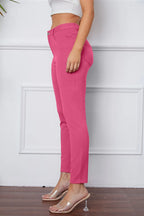 StretchyStitch Pocketed Pants — Basic Bae - Whispering Desires Shoppe