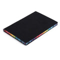 Colorful Rainbow Side A5 Leather Cover Notebook - Whispering Desires Shoppe