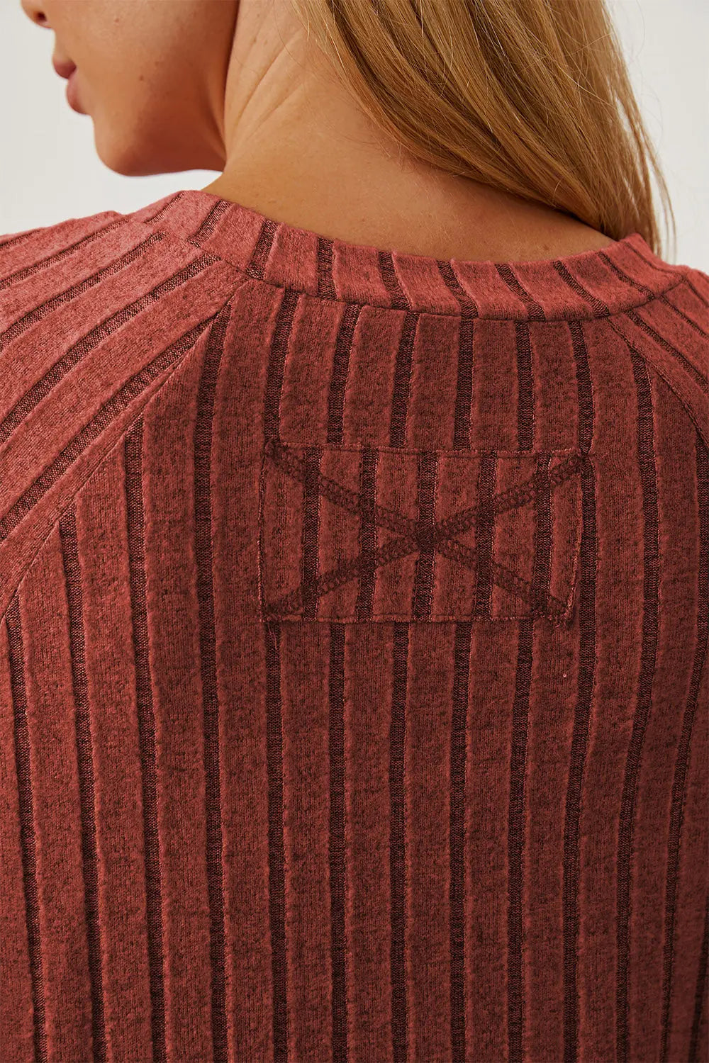 Basic Bae Ribbed Thumbhole Long-Sleeve Tee - Whispering Desires Shoppe