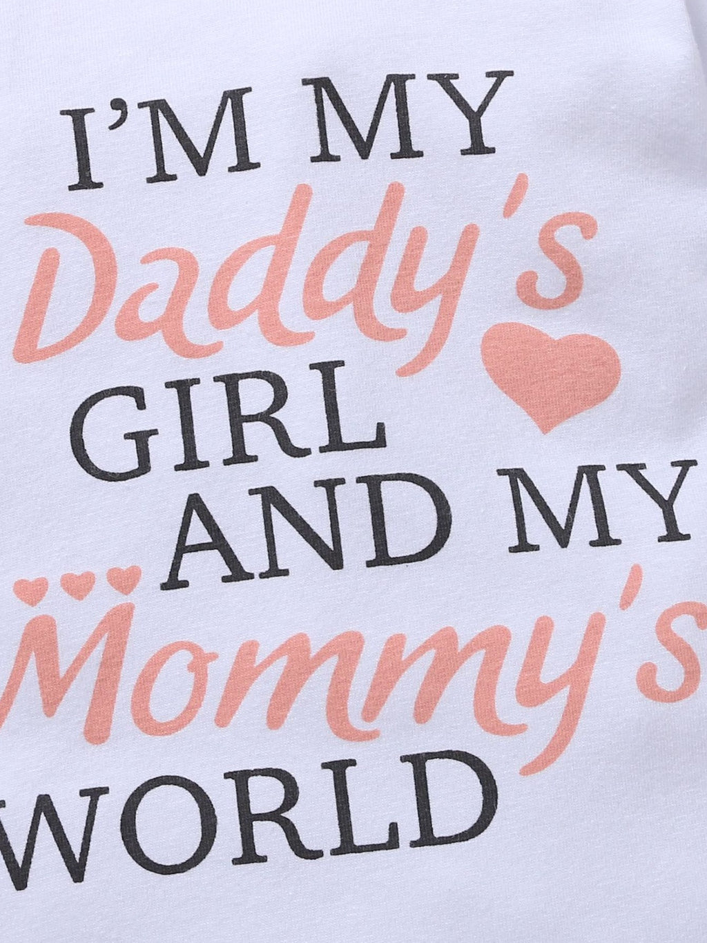 Brynn Style Daddy's Girl floral baby outfit set