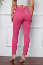 StretchyStitch Pocketed Pants — Basic Bae - Whispering Desires Shoppe