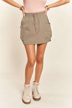 ADORA Drawstring Skort with Pockets - Whispering Desires Shoppe