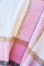 Double Take Full-Size Plaid Lapel Coat - Whispering Desires Shoppe