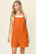 Double Take Textured Sleeveless Romper - Whispering Desires Shoppe