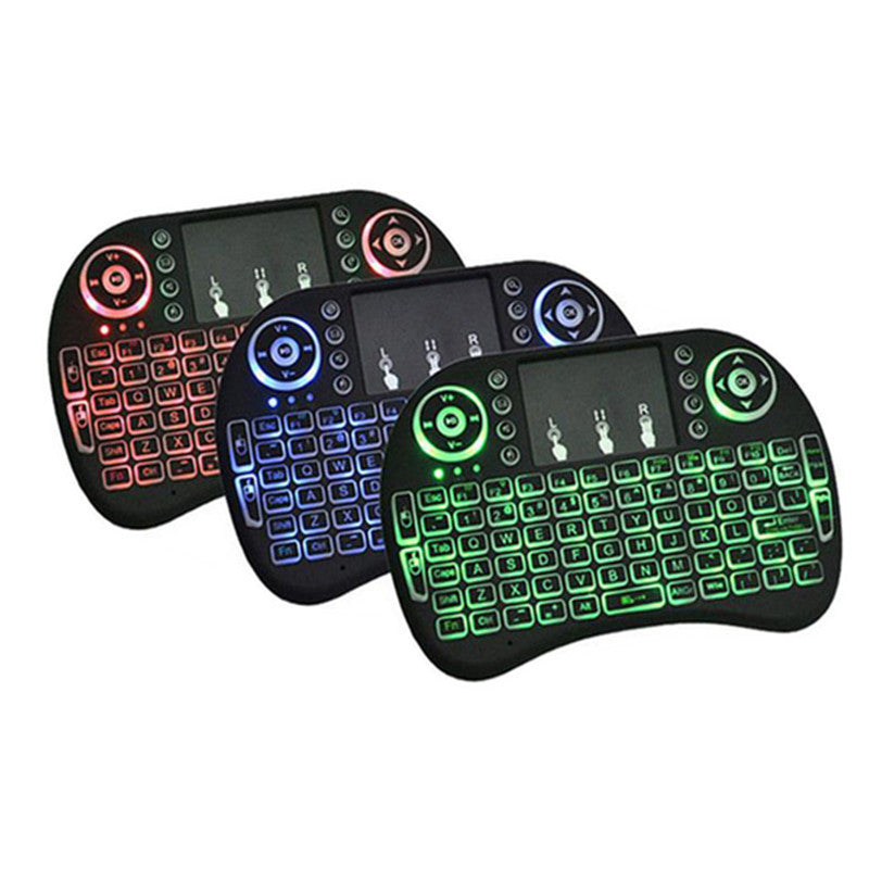 H9 Wireless Backlit Colorful Touch Remote Control Keyboard - Whispering Desires Shoppe