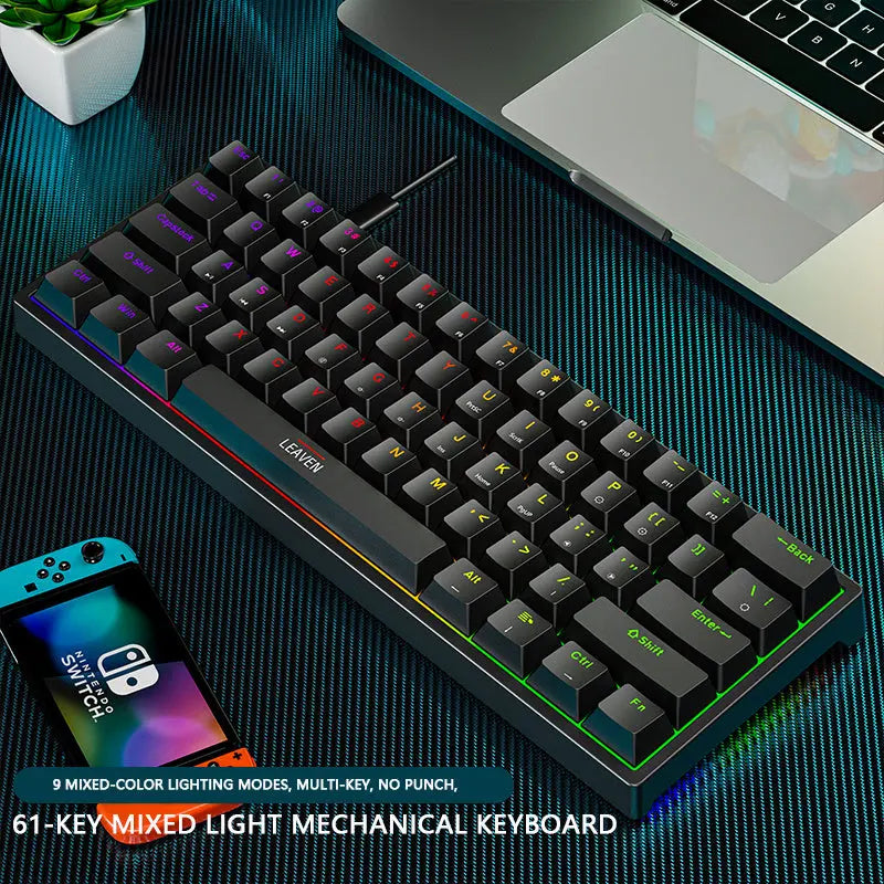Plastic mechanical keyboard for games - Whispering Desires Shoppe