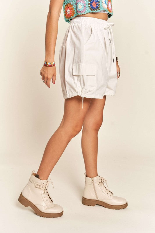 ADORA Drawstring Shorts with Pockets - Whispering Desires Shoppe