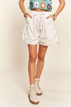 ADORA Drawstring Shorts with Pockets - Whispering Desires Shoppe