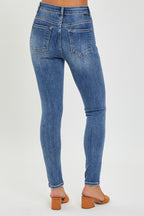 RISEN Full-Size Mid-Rise Ankle Skinny Jeans - Whispering Desires Shoppe