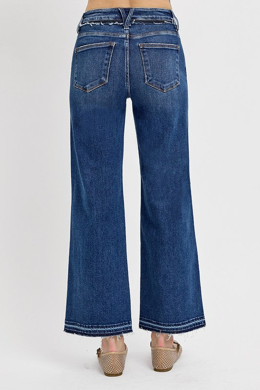 RISEN Full Size Tummy Control Bootcut Jeans Plus Size - Whispering Desires Shoppe