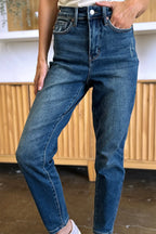 Judy Blue High-Waist Tummy Control Slim Jeans - Whispering Desires Shoppe