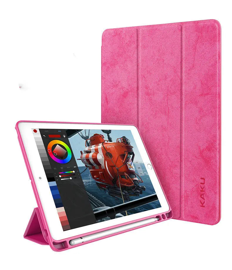 Leather Tablet Case With Pen Slot - Whispering Desires Shoppe