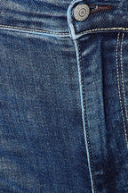 Judy Blue Mid-Rise Hand Sand & Destroy Bootcut Jeans - Whispering Desires Shoppe