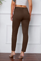 StretchyStitch Pocketed Pants — Basic Bae - Whispering Desires Shoppe