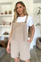Double Take Full-Size Textured Sleeveless Romper - Whispering Desires Shoppe