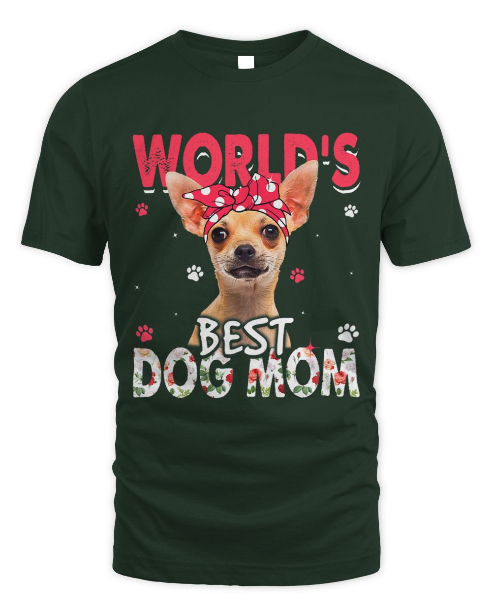 Womens Worlds Best Chihuahua Dog Mom Funny Mothers Day Whispering Desires Shoppe