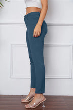 StretchyStitch Pocketed Pants — Basic Bae - Whispering Desires Shoppe