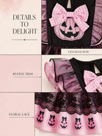 Halloween Pumpkin Lace & Ruffle Dress image 7