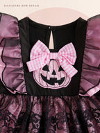 Halloween Pumpkin Lace & Ruffle Dress image 9