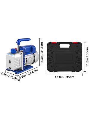 SucceBuy 3 CFM HVAC Vacuum Pump & Manifold Gauge Kit