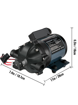 SucceBuy 12V 7 GPM RV & Marine Washdown Pump